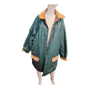 Misty Harbor Green Slicker Rain Jacket Womens Size 2X